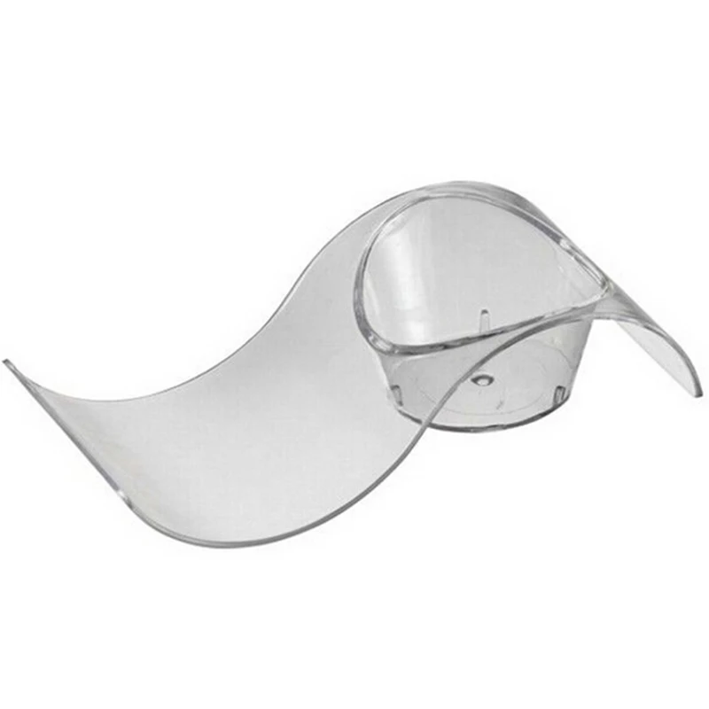 

Promotion - 10/Pack, Home Party Wedding Disposable Plastic Tableware Supplies, 100*42mm Clear Mini Wave Dessert Plate