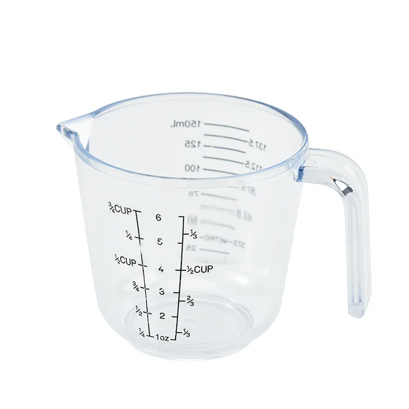 

Three-piece graduated measuring cup with graduated transparent plastic measuring cup Measuring cylinder Measuring cup ZD