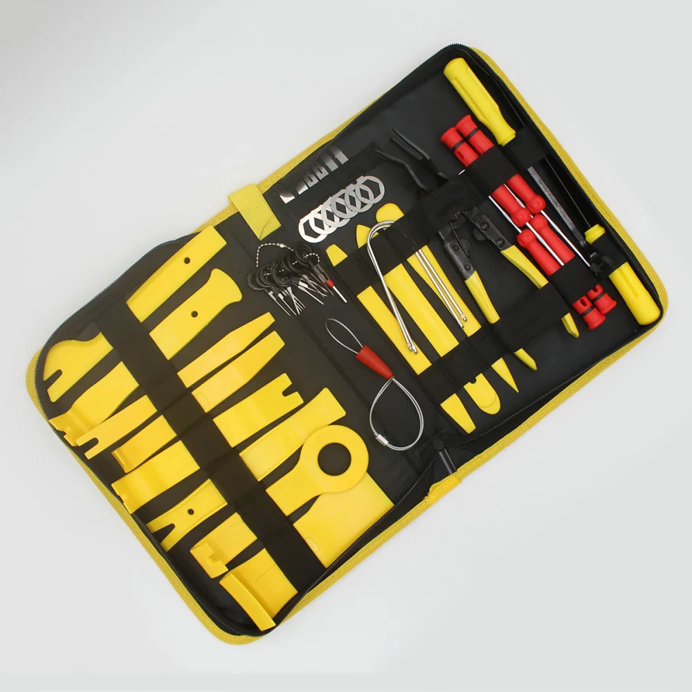

39 in 1 Car Repair Removal Tool Kit Car Speaker Door Trim Wiring Modification Tool (Red)