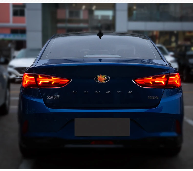 Чехол для автомобиля, задний фонарь для hyundai Sonata, задний фонарь, светодиодный задний фонарь Sonata, задний фонарь, светодиодный задний фонарь