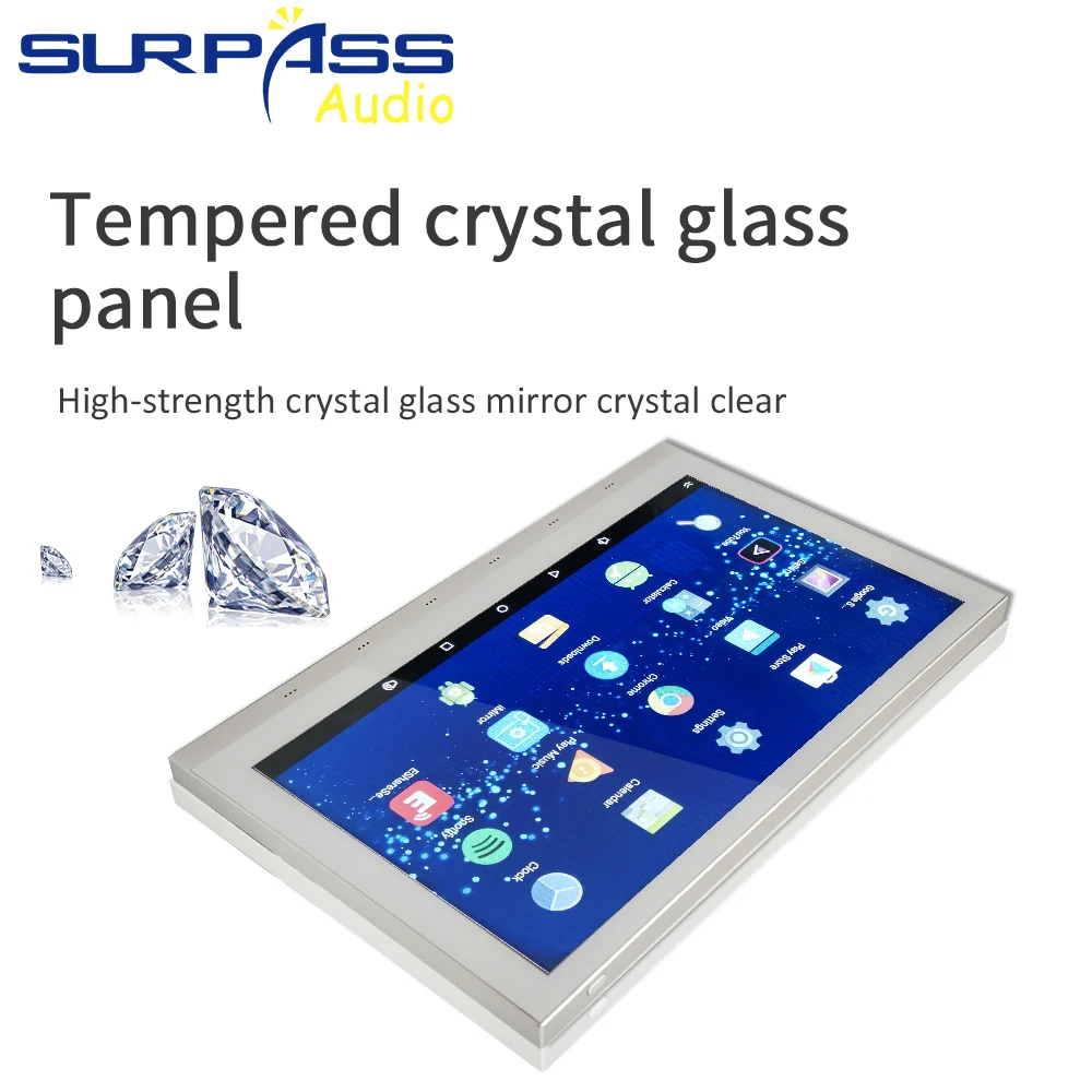 10 &quotсенсорный Экран в стены Wi-Fi Bluetooth усилитель аудио большой Мощность класса D