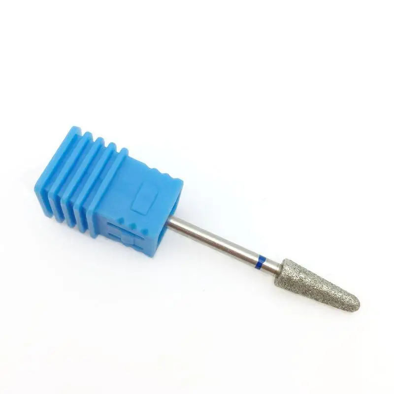 5 типов конусных алмазных сверл для ногтей 3/32 &quotвращающиеся сверла маникюра и