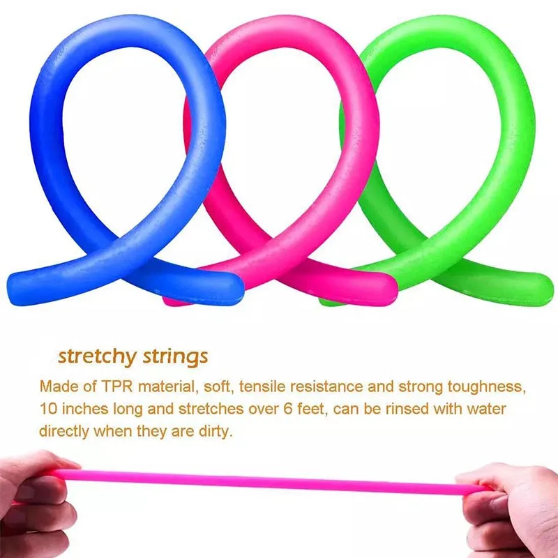 

Fidget-Toys Gift-Pack Anti-Stress-Set Pop-It Stretchy-Strings Squishy Sensory Relief