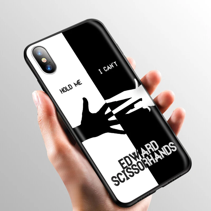 YIMAOC Эдвард ножницы силиконовый мягкий чехол для iPhone 12 Mini 11 Pro XS Max XR X 8 7 6 6S Plus 5 |