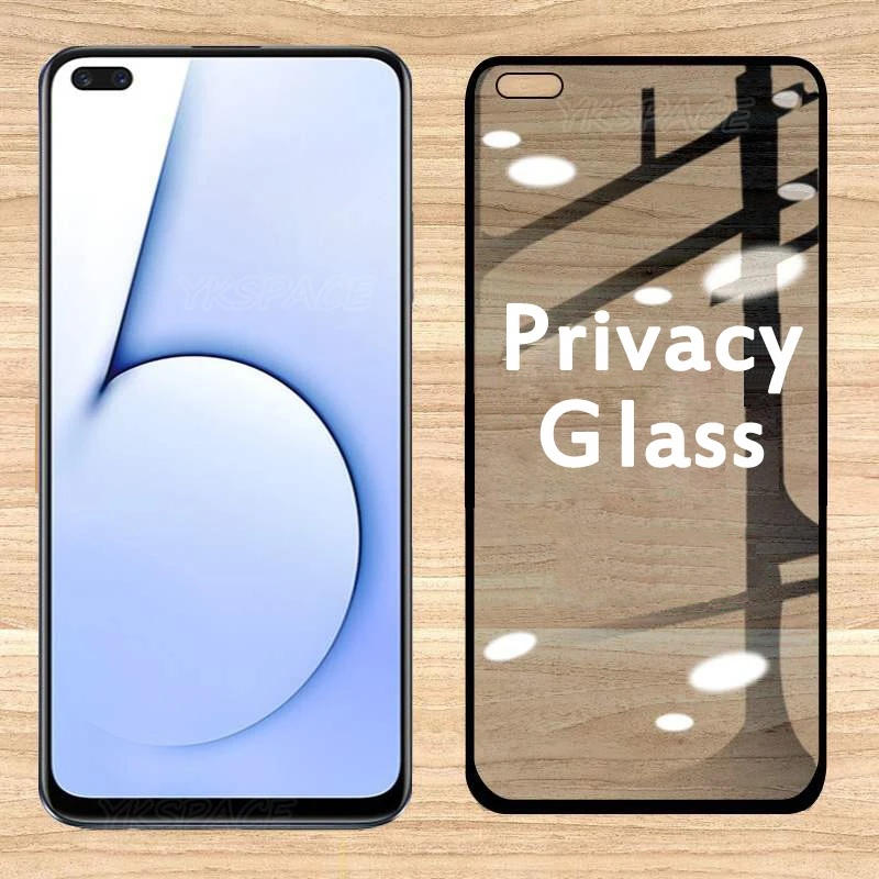 

Privacy 9H Tempered Glass For OPPO Realme V3 V5 Q2 Pro C2 C3 C11 C15 C17 C21 C25 Anti Spy Glare Peeping Screen Protector
