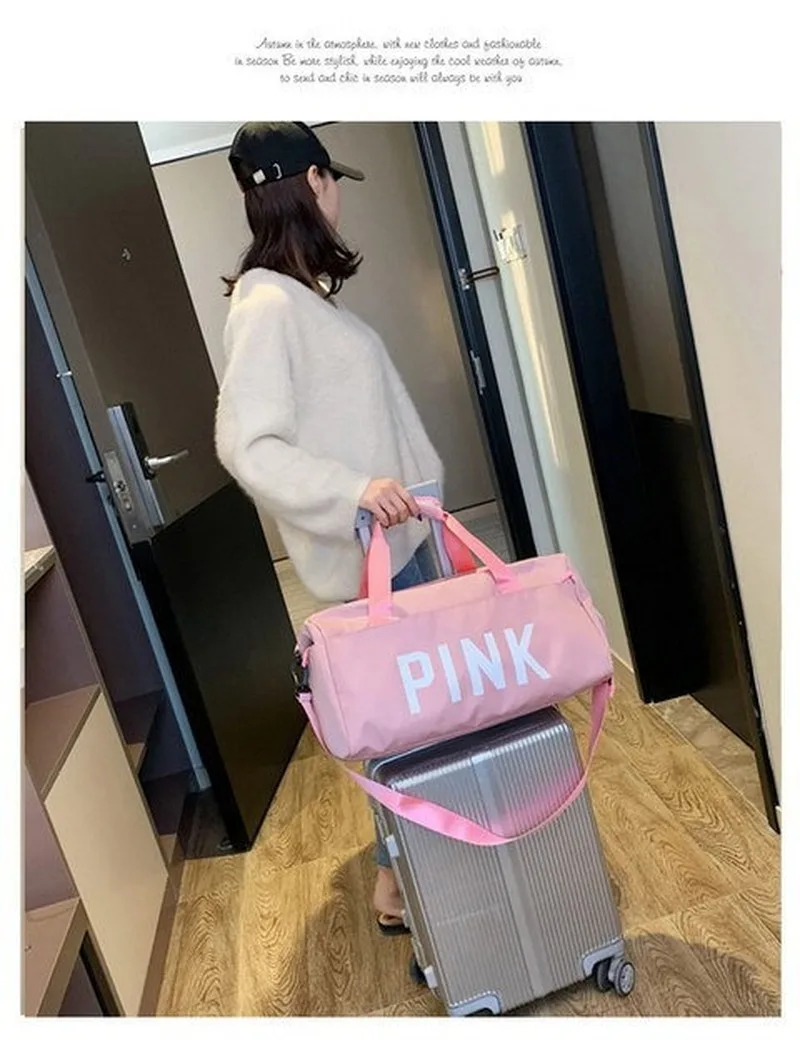 Новинка 2014 сумка для фитнеса дорожная женщин большая вместимость ручная багажа