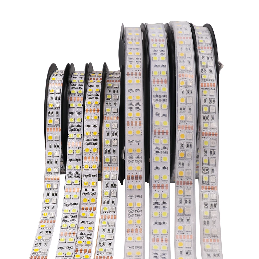 Двухрядная Светодиодная лента RGBW 24 В постоянного тока 5 м 12 гибсветодиодный RGB +