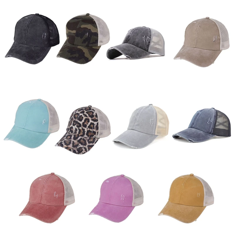2021 New 1pc Distressed Ponytail Baseball Cap Cotton Cap With Ripped Edges And Holes Cross Cap Mesh Trucker Hat Ponytail
2021 New 1pc Distressed Ponytail Baseball Cap Cotton Cap With Ripped Edges And Holes Cross Cap Mesh Trucker Hat Ponytail
