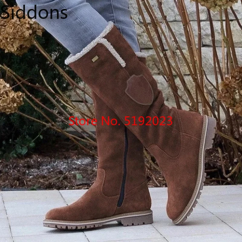 Женские кожаные ботинки на платформе плоской подошве с круглым носком большой