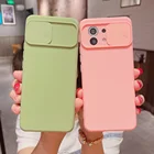 Защитный чехол LOVECOM слайдер для камеры Xiaomi Redmi Note 10 Pro 9 8 9S 10S K40 Mi 10T 11 POCO X3 NFC F3, мягкий силиконовый чехол