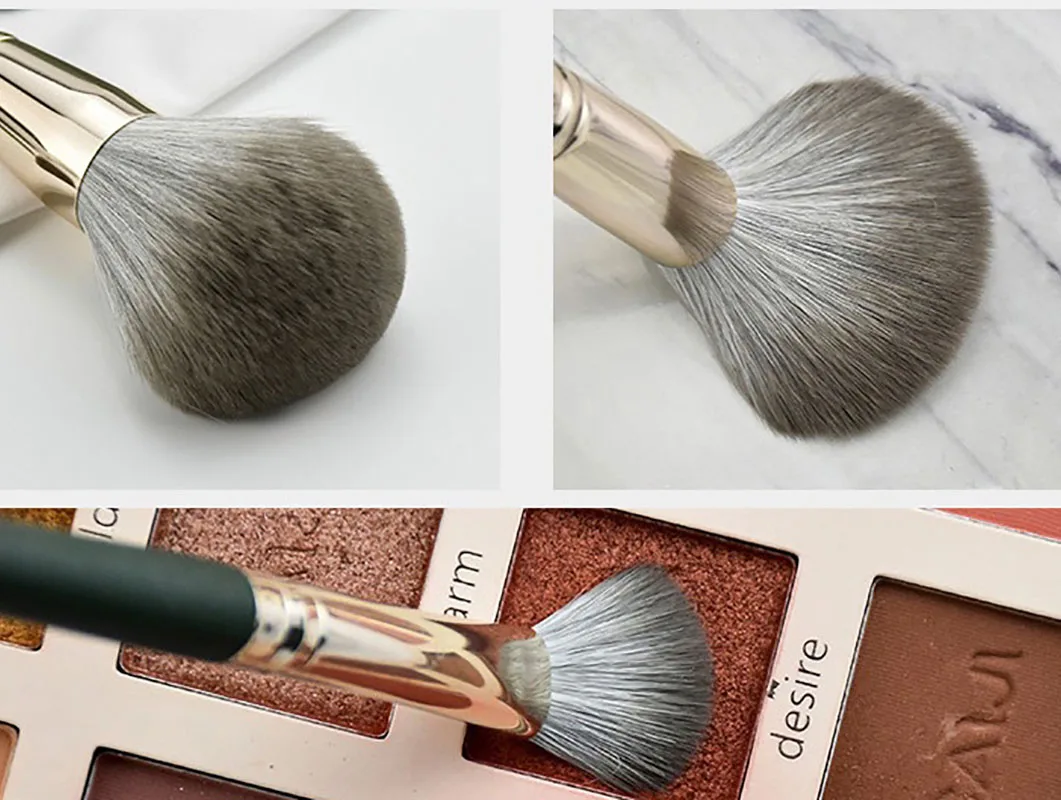 

14pcs Makeup Brushes Set Green Eyeshadow Powder Foundation Eyebrow Beauty Face Eye Brushes Kit Cosmetics Tools