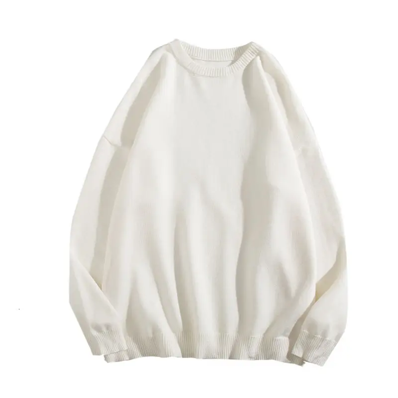 

2020 Autumn And Winter New Youth Fashion Men's Pure Color Loose Korean Ins Sweater Fashion Casual Round Neck Pullover