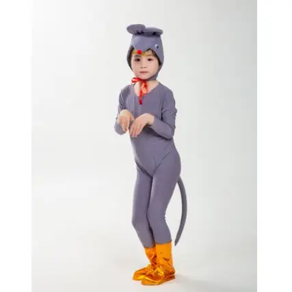 gray mouse costume for children mouse cosplay festive dance costumes animal cosplay costumes for kids kindergarten performance free global shipping