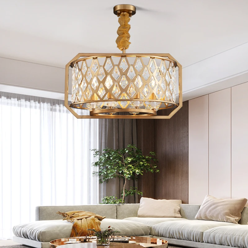 

Роскошная люстра в стиле постмодерн, потолочный светильник с дуплексным зданием, простая модель для гостиной, столовой