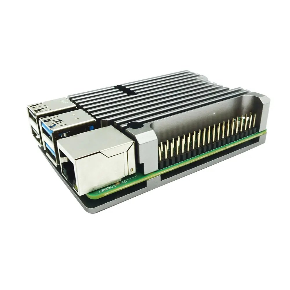Чехол из алюминиевого сплава с ЧПУ для Raspberry Pi 4 Model B металлический корпус