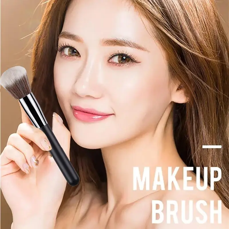 

1PC Makeup Brushes Foundation Brush BB Cream Loose Powder Flat Brush Kit Soft Hair Designer Professional Single Makeup Brush