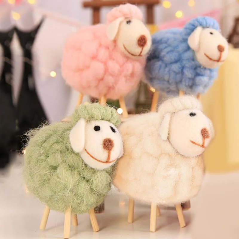 12 см инновационный шерстяной войлок милая овечья форма украшение для детской