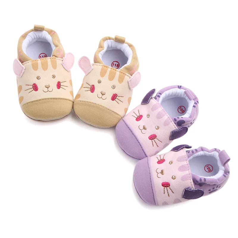 

Baby Cartoon Animal First Walkers Rubber Sole Non-Slip Boys Girls Cute Shoes Infants Footwear Newborn Gift 0-18M Toddlers Shoes