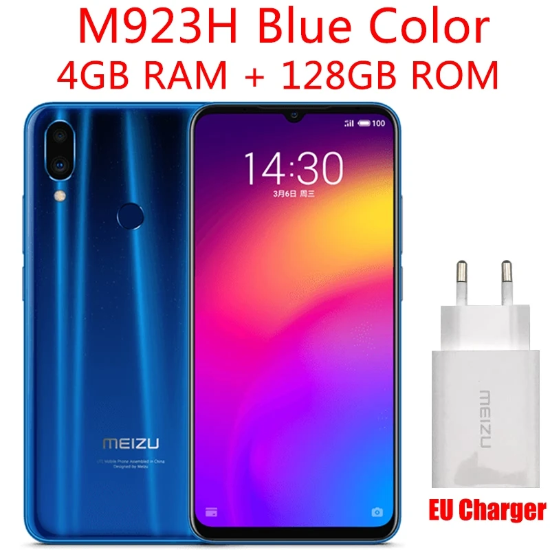 M923H Blue 4G 128G Meizu Note 9, Note9, 4G, LTE, 4G, 64G, 128G, Snapdragon 675, четыре ядра, 6,2 дюймов, 2244x1080 p, МП, МП, двойная задняя камера, сотовый телефон - Цвет: M923H Blue 4G 128G