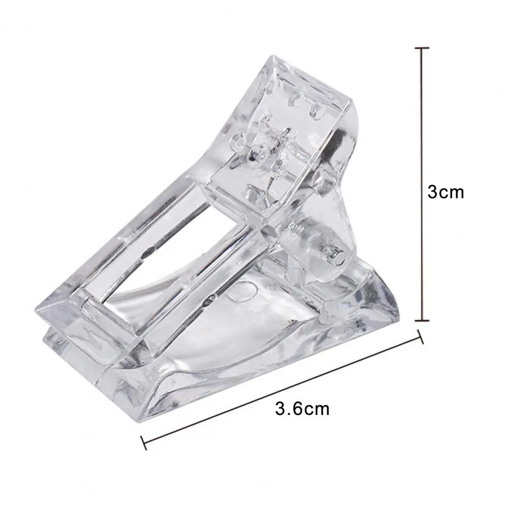 

10Pcs Nails Extension Clip Wear-resistant Makeup Tool Resin Women Nail Shaping Clip Tool for Beginners