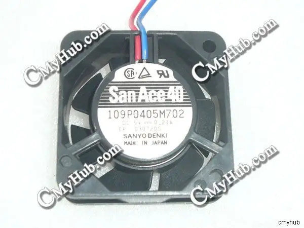 Для SANYO DENKI 109P0405M702 DC5V 0.21A 4015 4 см 40 мм 40x40x15 2Pin 2 провода Вентилятор охлаждения|Кулеры