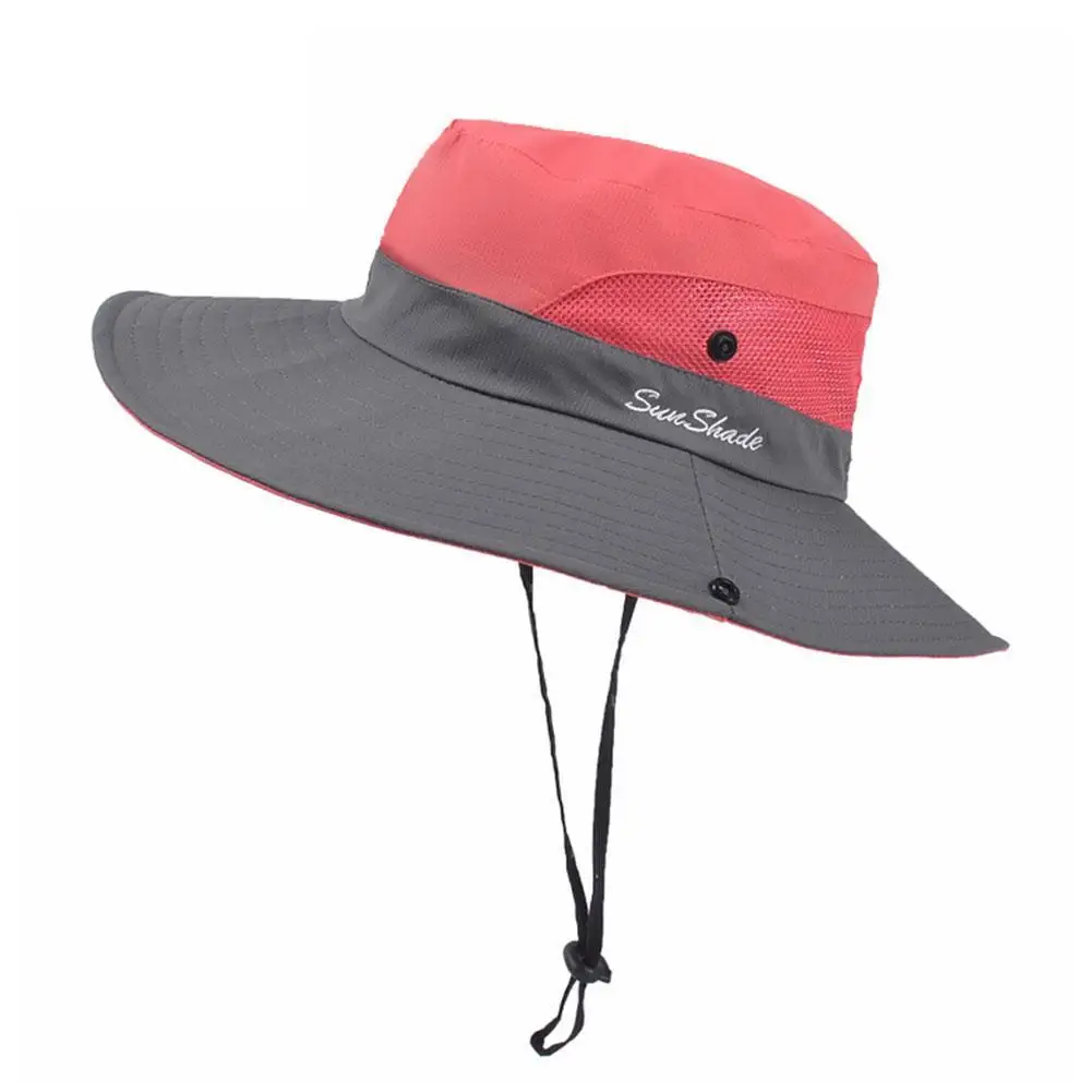 

Women's Summer Outing Sun Horsetail Fisherman Hat Sun Protection Sun Hats Breathable Climbing Hat
