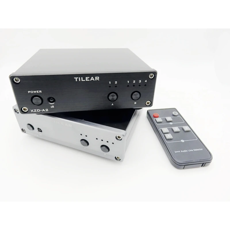 A2 Hi Fi аудио распределитель 2 входа без потерь 4 выхода RCA Селекторный источник