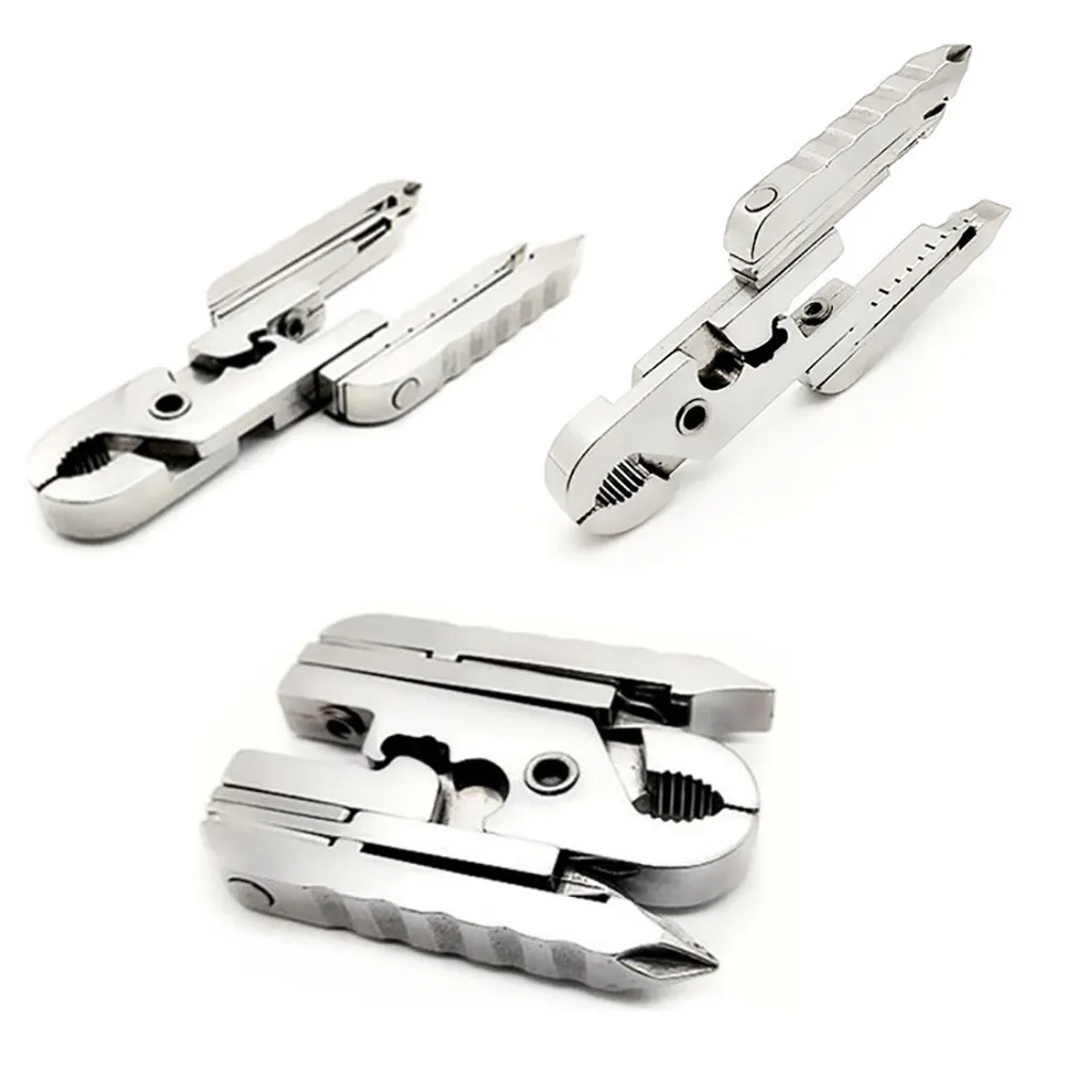 1pcs Outdoor Mini Portable Folding Multi Tool Plier Hand Pliers Multifunctional Pocket Hiking Camping Tools#p4 | Спорт и развлечения
