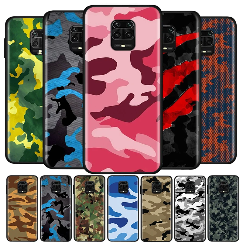 

Camouflage Army For Xiaomi Redmi Note10 10S 9T 9S 9 8T 8 7 6 5A 5 4 4X Prime Pro Max Soft Silicone Phone Case