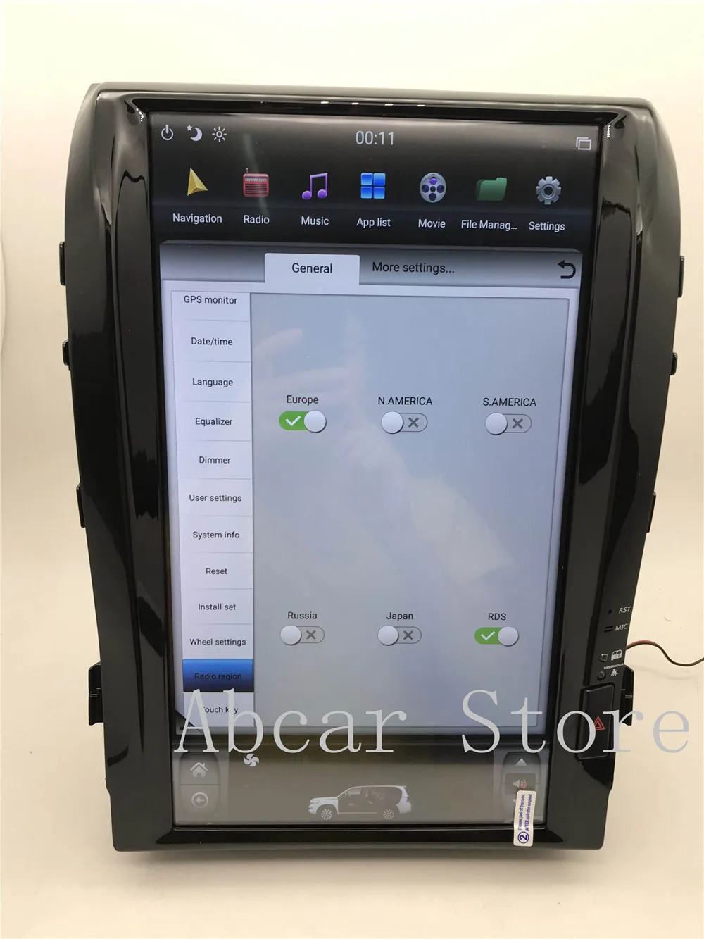 1" Tesla стиль Android 8,1 PX6 HDMI Автомобильный dvd-плеер gps навигация для Toyota LAND CRUISER LC200 2008- радио ips стерео