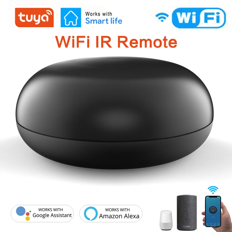 

CAMK Tuya WiFi IR Remote Control for Air Conditioner TV, Smart Home Infrared Universal Remote Controller For Alexa,Google Home