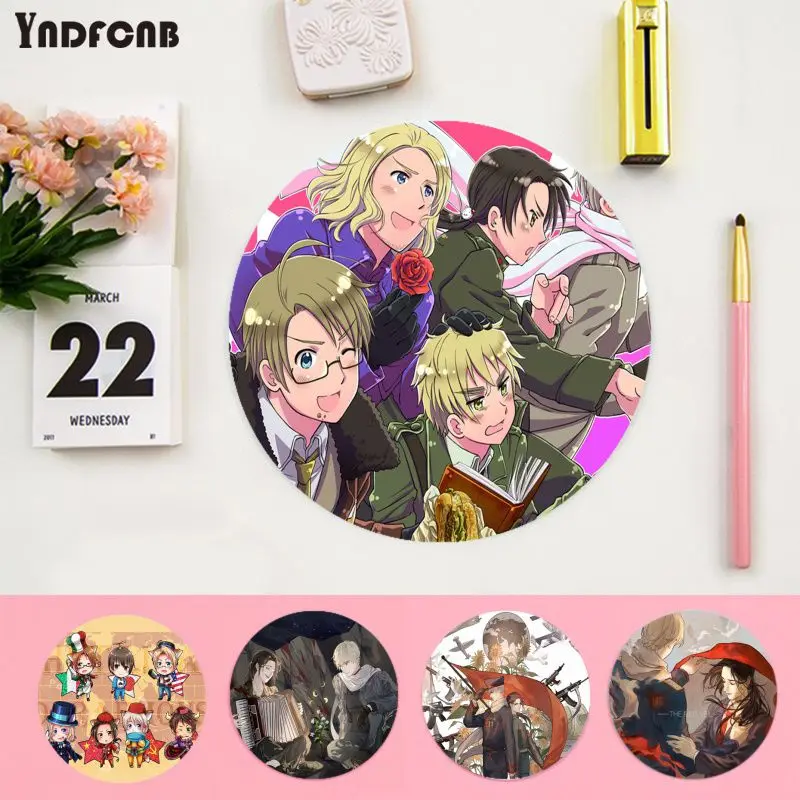 

YNDFCNB Top Quality Axis powers Hetalia Anti-Slip Durable Silicone Computermats gaming Mousepad Rug For PC Laptop Notebook