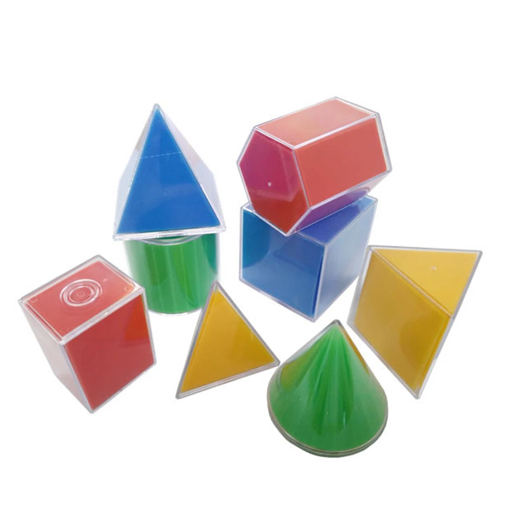 8 шт./компл. Складная призматическая цилиндрическая Геометрическая модель