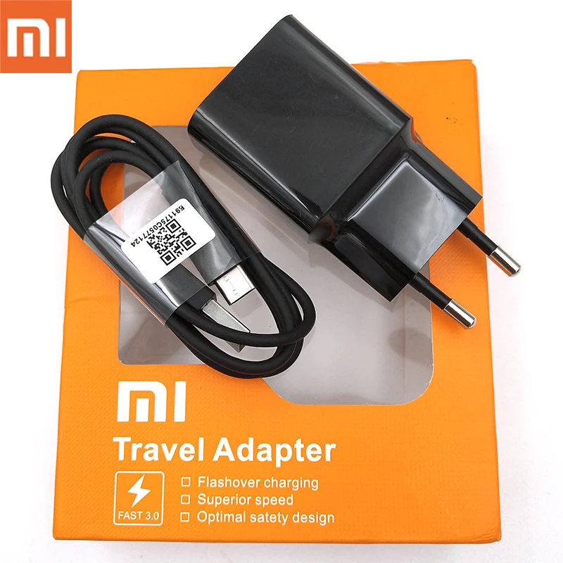 Оригинальное быстрое зарядное устройство Xiaomi 12 В 1 5 А адаптер типа C кабель для Mi 9T