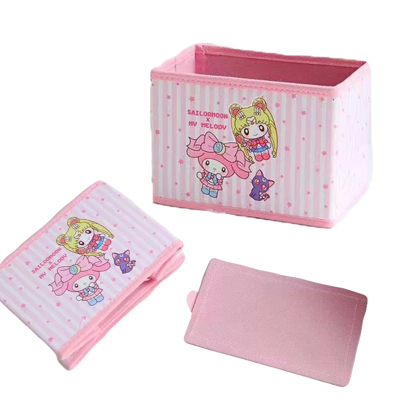 Мультяшная настольная коробка для хранения мелочей студенческие канцелярские