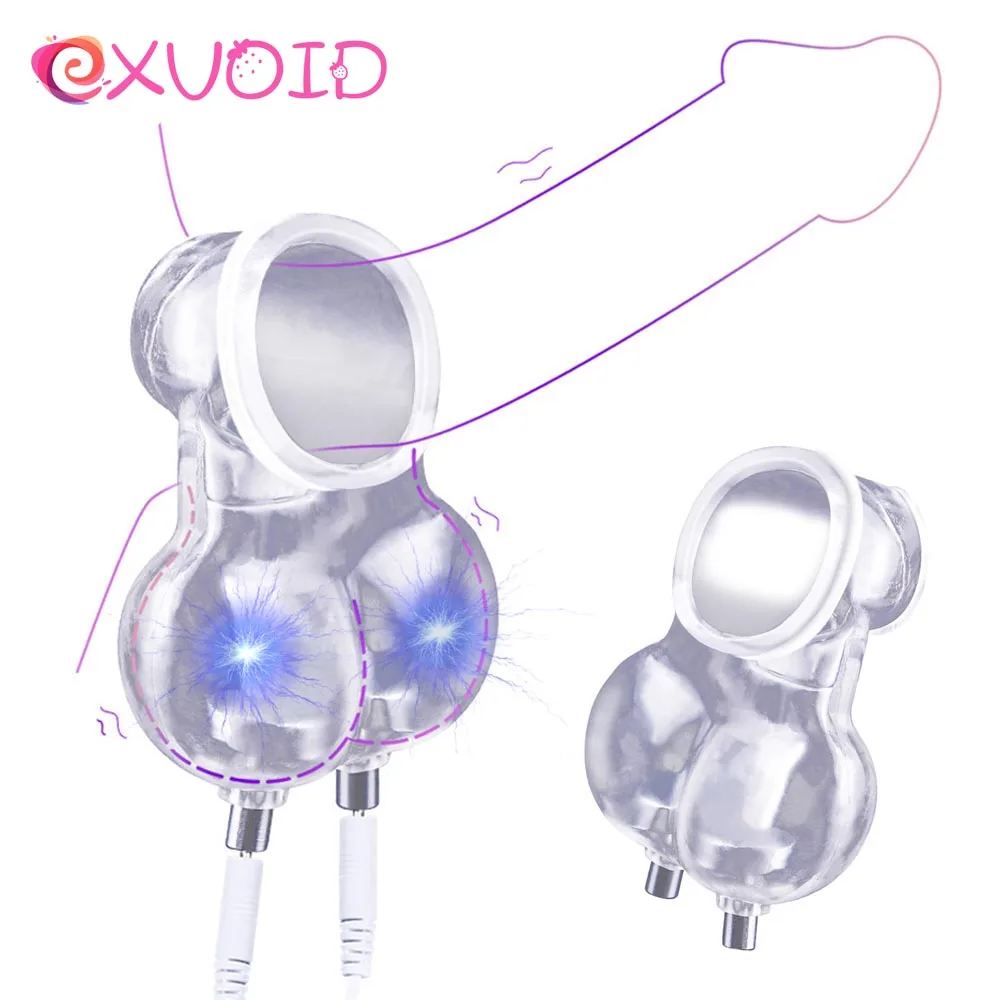 EXVOID электрошоковый аксессуар кольцо для мошонки Связывание петух рукав Пояс