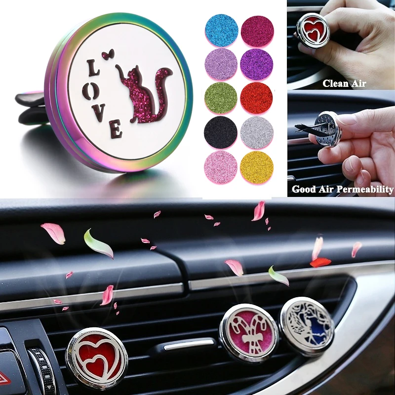 Новый красочный ароматерапевтический автомобильный освежитель воздуха с