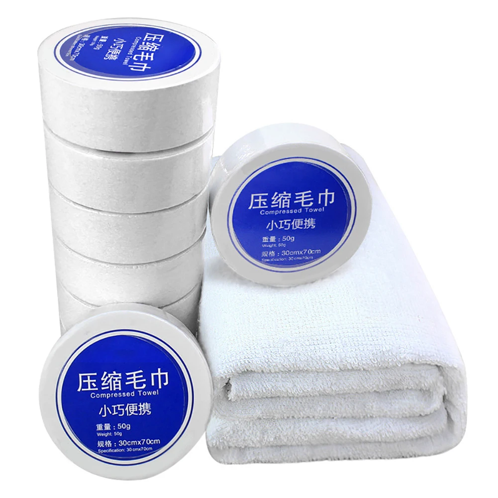 

5PCS Compressed Towels Camping Travel Practical Easy To Carry Towels1