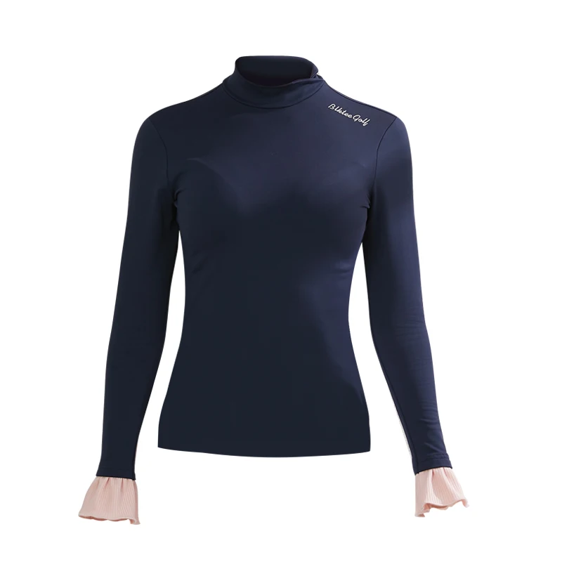 navy Blktee женская спортивная рубашка для гольфа BG19059 женская рубашка для гольфа осенняя одежда для гольфа - Цвет: navy