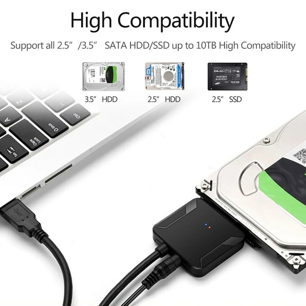 2019 Горячие USB 3 0 до 2 5/3 5 дюймов IDE SATA жесткий диск адаптер HDD передачи конвертер