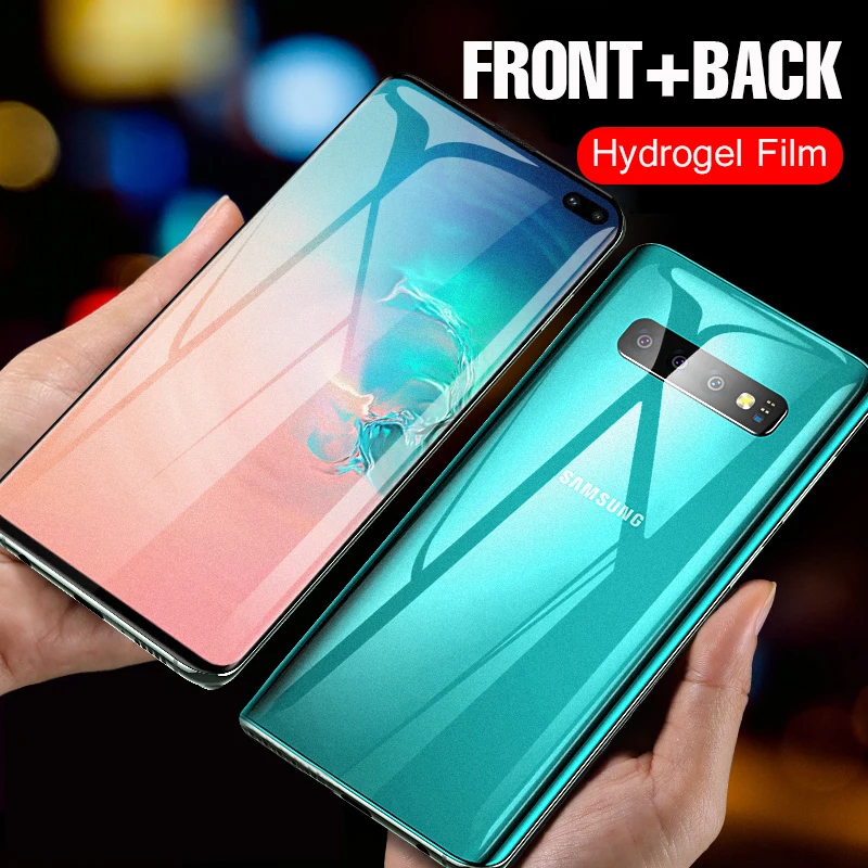YISHANGOU 10D изогнутая полное покрытие мягкая Гидрогелевая пленка для samsung Note 10 Plus S10 S10e S9 Plus S8 Plus Note 8 мягкая пленка не стекло