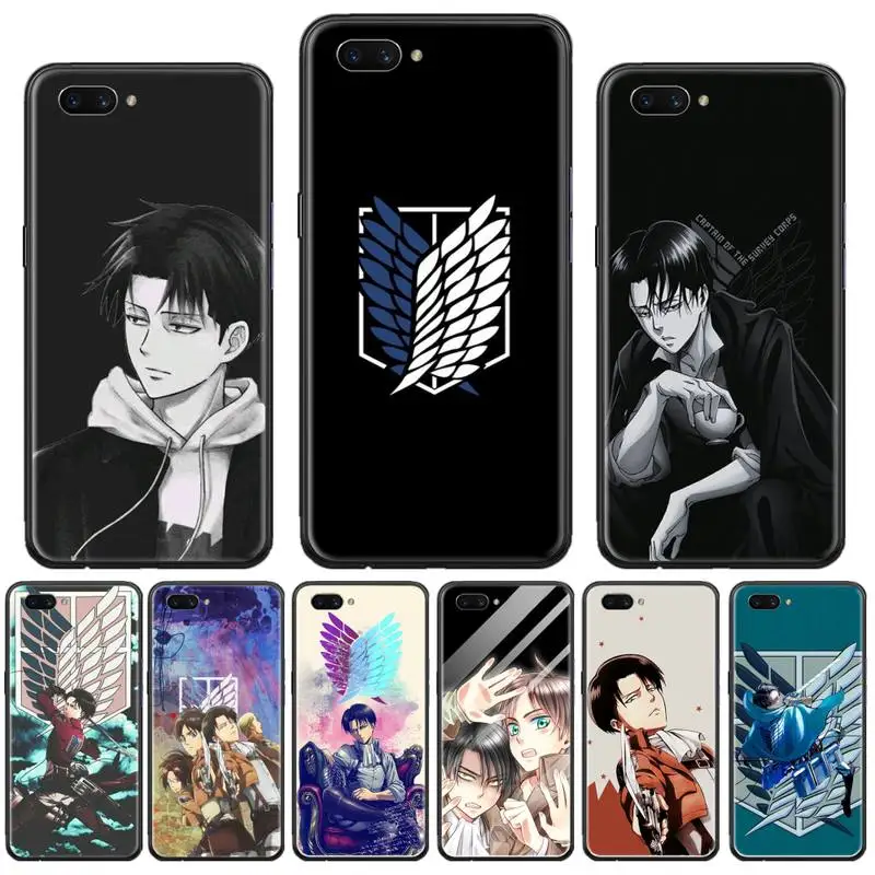 

Anime Japanese attack on Titan Phone Case For OPPO F 1S 7 9 K1 A77 F3 RENO F11 A5 A9 2020 A73S R15 REALME PRO Soft silicone