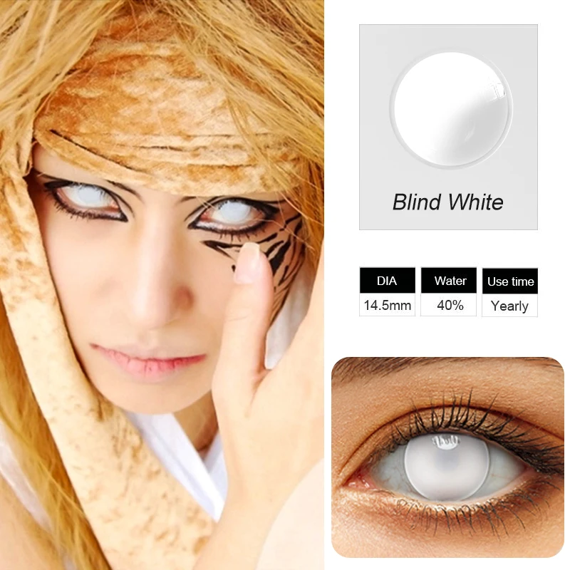 Контактные линзы для Хэллоуина Аксессуары аниме Косплей Контакты глаз