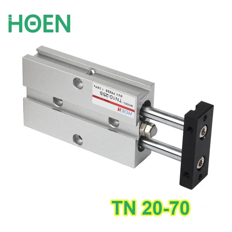 Заводская цена двойной воздушный цилиндр с двойным стержнем TN 20x70 20 70 цилиндр|double
