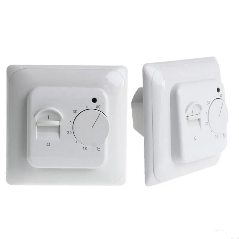 

Manual Warm Floor Heating Wire Warmth Regulator Temperature Controller Instrument Sensor Floor Heating Electric Wall Thermostat