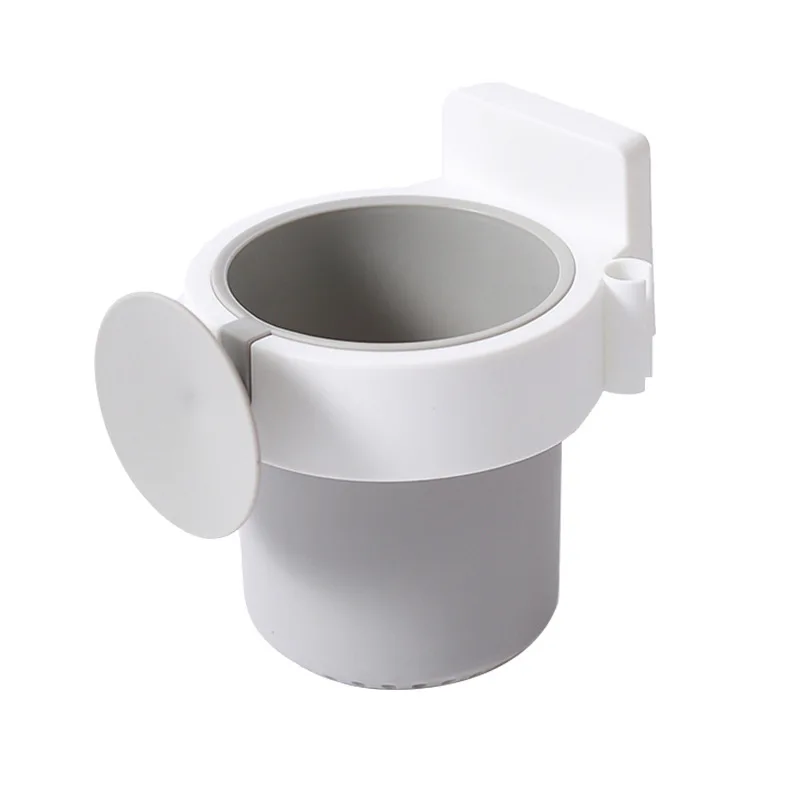 

Toothbrush Wall-Mounted Holder Hooks Organizer Rack for Bathroom Kitchen Self-adhesive Drainable Toothpaste Storage Rack 1PC
