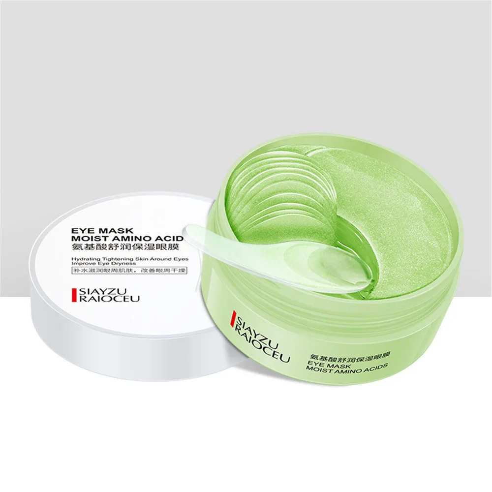 

60 Pieces Collagen Crystal Eye Patches Moisturizing Reduce Dark Circles Gel Sleep Masks Anti Age Eye Wrinkle Skin Care Mask