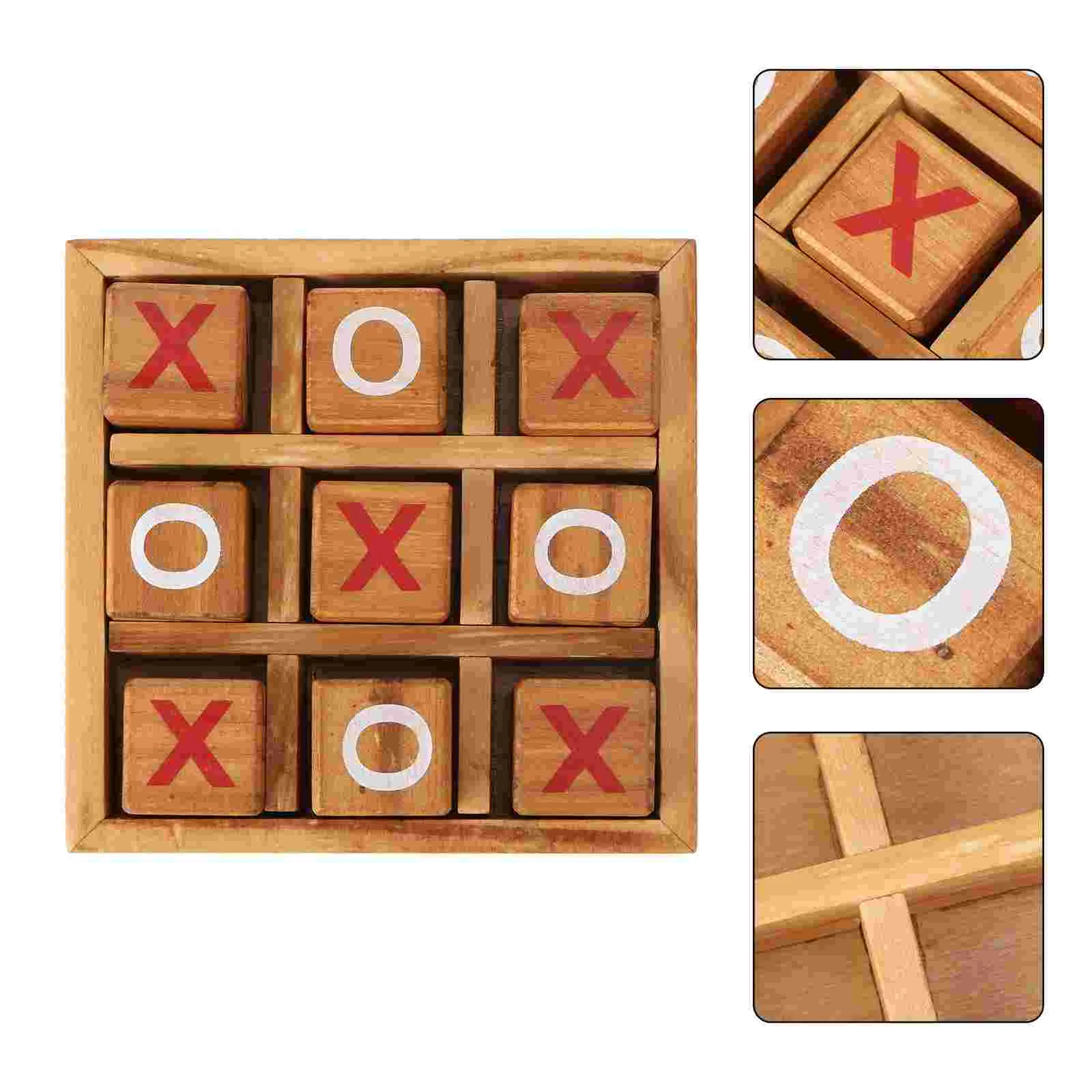 

1 Set Wooden Board Games Creative Toe Strategy Board Games for Families