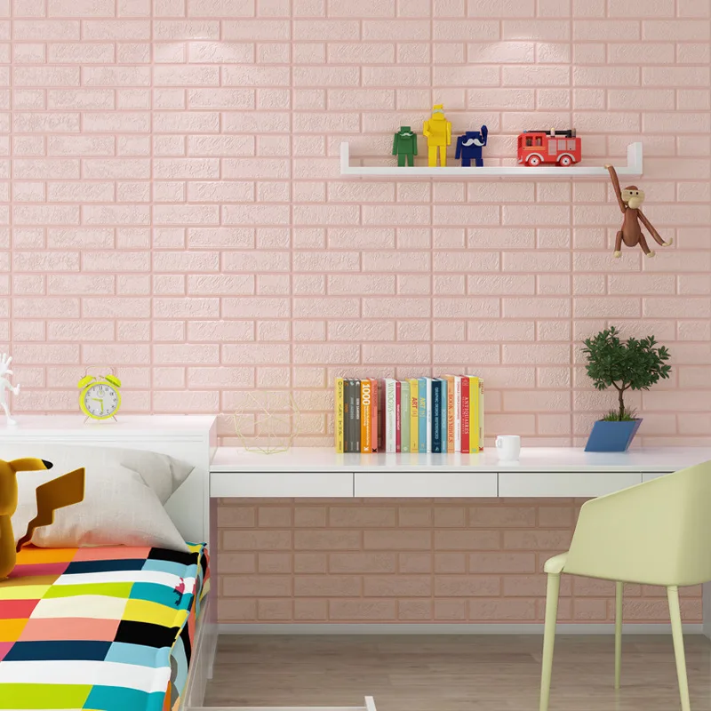 Уплотненные DIY 3D кирпичные наклейки для дома украшения стен гостиной спальни