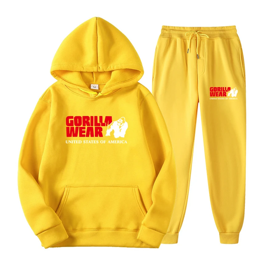 

2020 Brand Men Tracksuit 2 Piece Hoodies and Pants Mens Sweat Suits Set Letter Print Spring Autumn Jogger Sets for Men Clothing